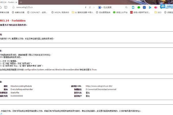 http403错误代码是什么意思？如何应对？