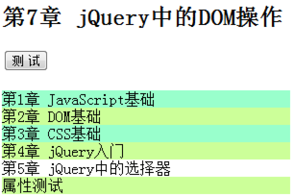 在jquery中dom是什么  第1张