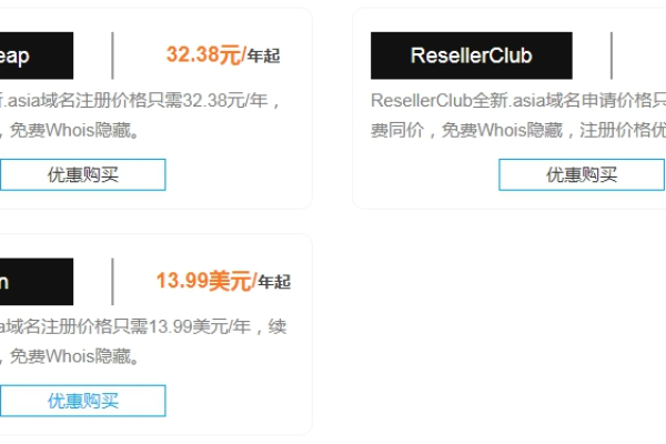 便宜的 Asia 域名注册商家是否可靠？