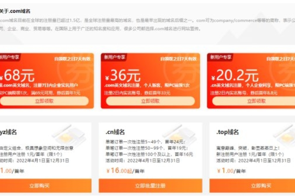 想知道注册互联网域名一年的费用吗？  第1张