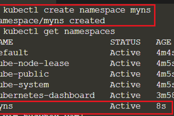 kubectl 建立namespace_Namespace