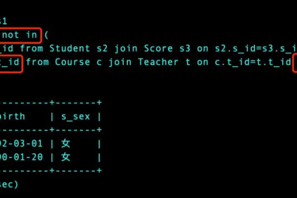 SQL中的不等于操作是如何实现的？  第3张