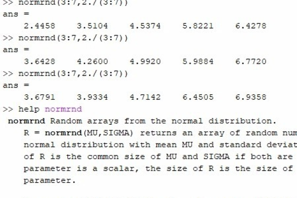 如何正确使用Matlab中的normrnd函数生成正态分布随机数？  第2张