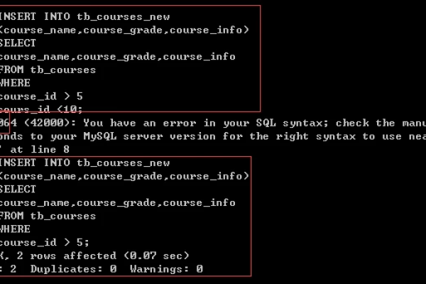 如何正确使用MySQL数据库中的INSERT INTO命令进行数据插入？