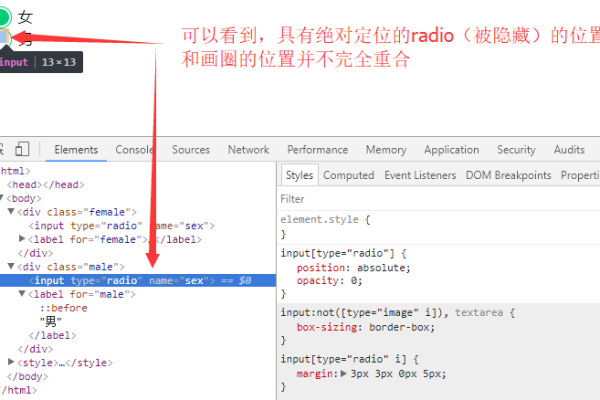 如何用JavaScript创建自定义的Radio样式？