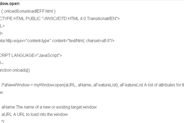 如何正确使用JavaScript中的window.open方法打开新窗口？