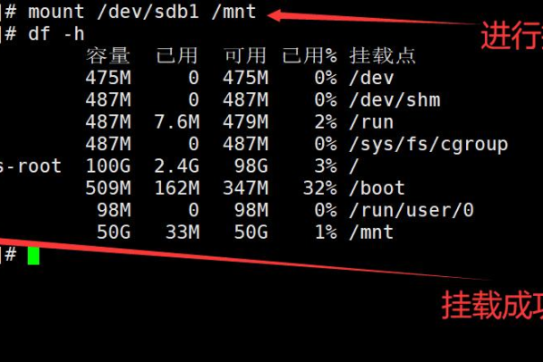 如何在Linux系统中进行分区并成功挂载？