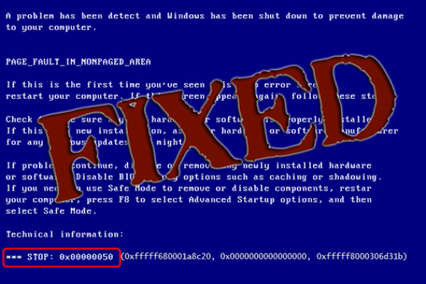 如何有效解决电脑蓝屏代码0x00000050的问题？