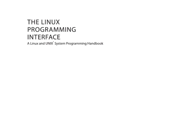 如何有效地利用Linux系统编程手册PDF来提升我的编程技能？  第3张