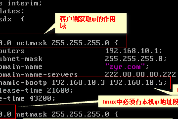 如何在Linux系统上配置DHCP服务器？