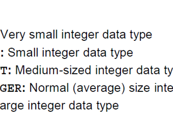 MySQL中的SMALLINT数据类型究竟代表什么？  第2张