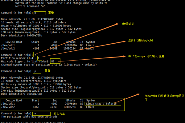 如何设置Linux系统中的交换分区（swap）？