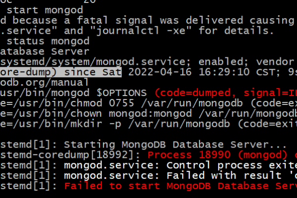 安装MongoDB过程中mongod服务启动失败的解决方法有哪些？  第2张