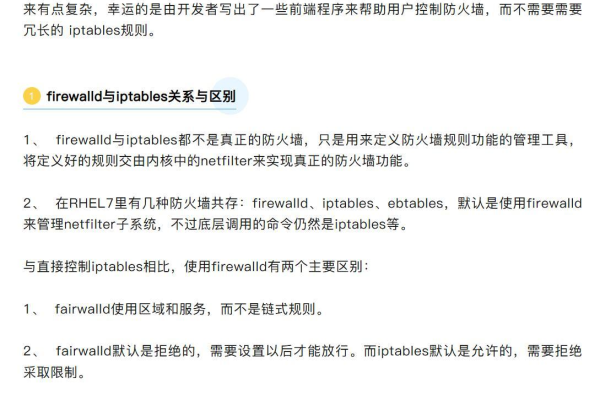 如何编辑和理解Linux防火墙的配置文件？  第2张