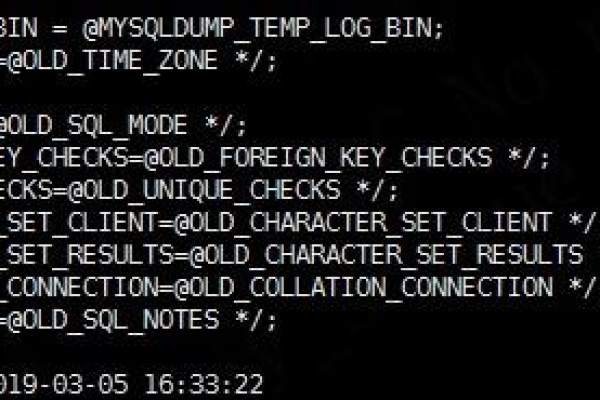 如何导出MySQL数据库代码并解决执行mysqldump时出现的SET @@SESSION.SQL问题？