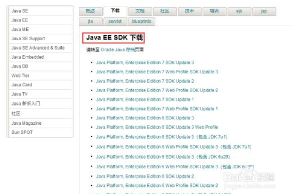 JavaEE源码包究竟在哪里可以下载？