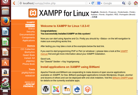 如何在Linux系统上下载和安装XAMPP？
