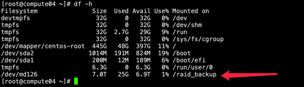 如何实现Linux系统下挂载阵列的操作？  第1张