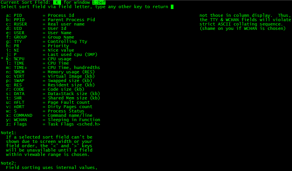 在Linux系统中，如何使用命令行退出top界面？