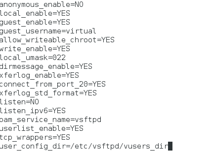 如何在Linux系统中配置FTP虚拟用户？