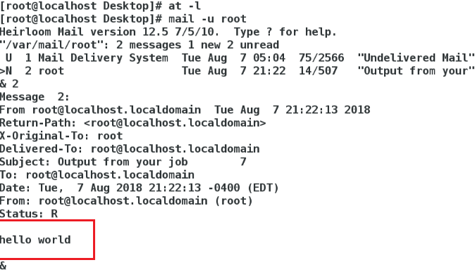 如何使用Linux定时发送任务？