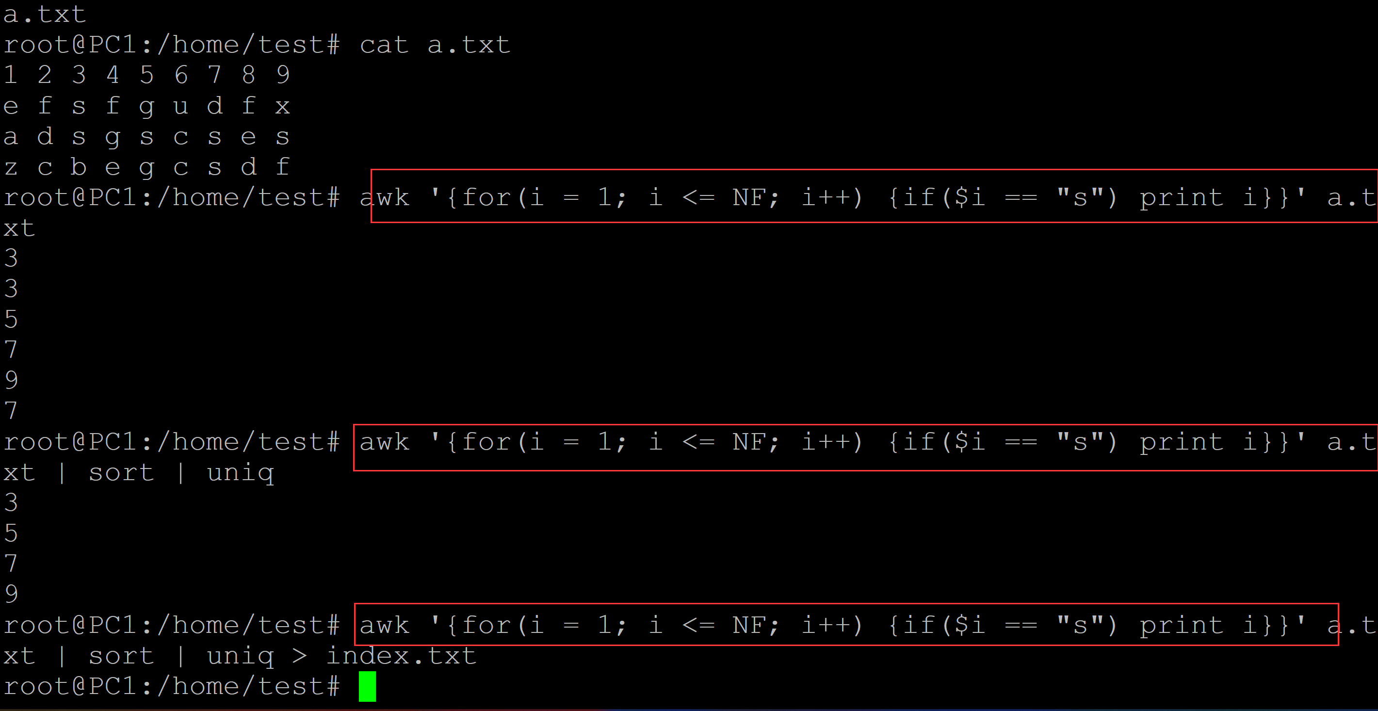 如何在Linux中提取列？  第1张