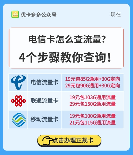 如何轻松查询电信卡的流量使用情况？