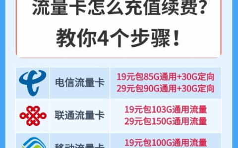 如何为流量卡进行充值操作？