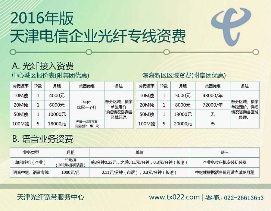 光纤上网价格企业专线接入