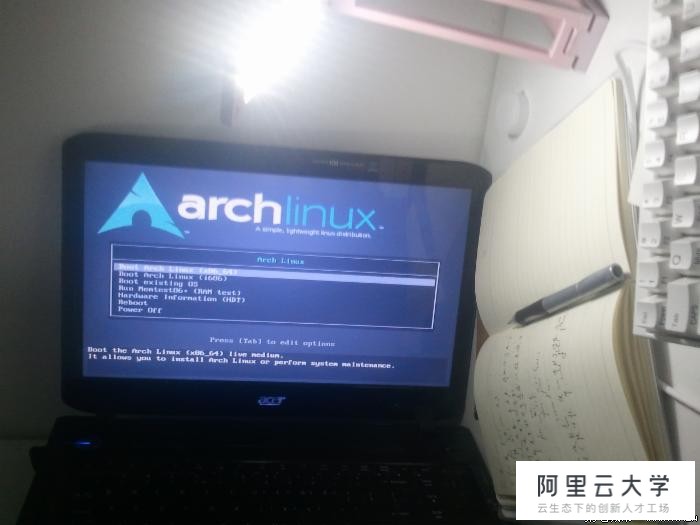光盘安装ArchLinux