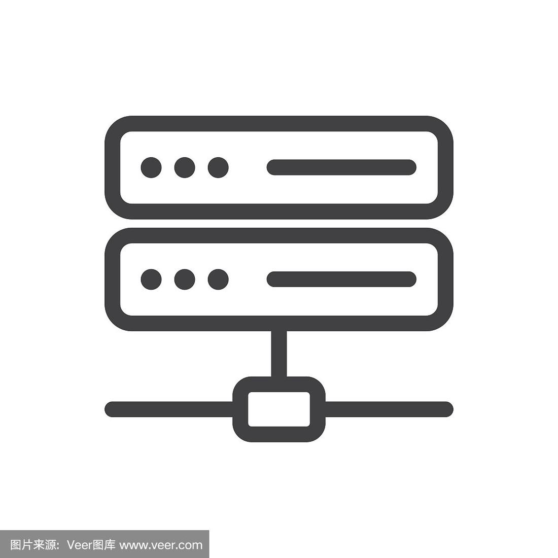 服务器通常用什么图标表示？