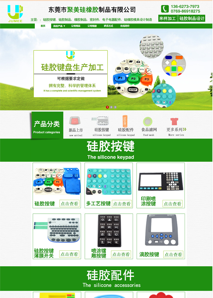 东莞网站建设 硅胶_创建设备  第1张
