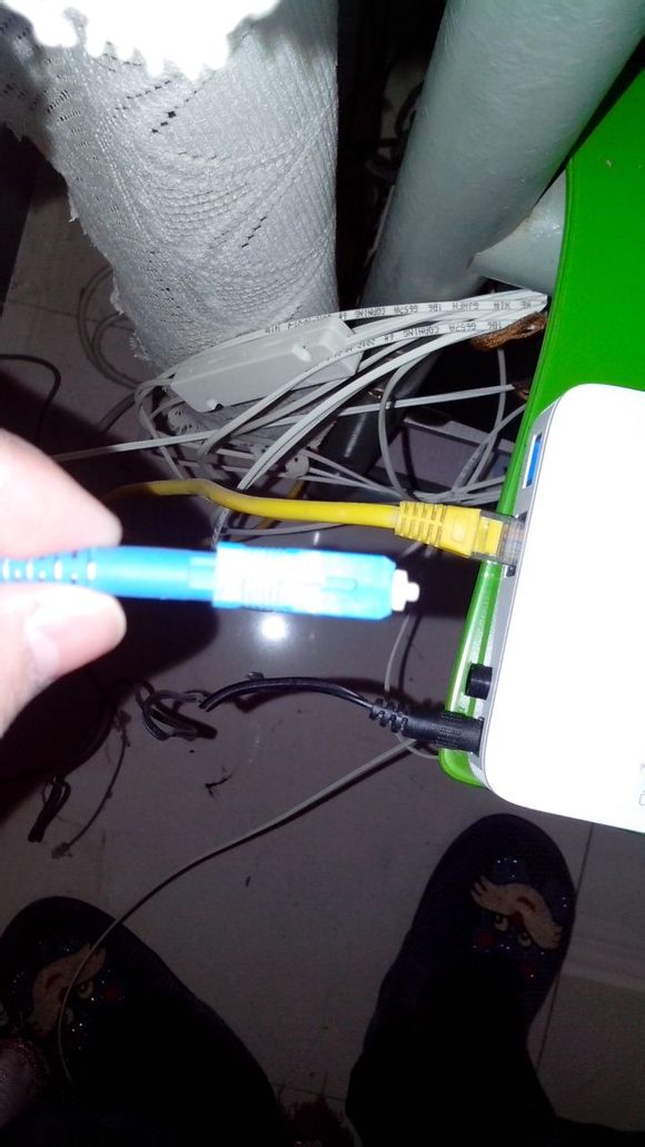 光纤无法识别的网络连接