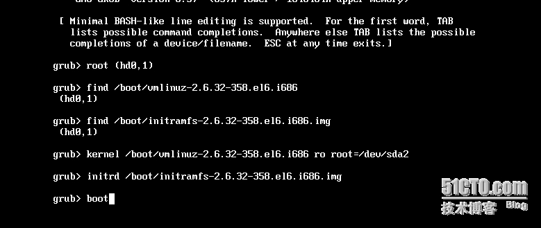 如何在GRUB命令行下安装Linux系统？