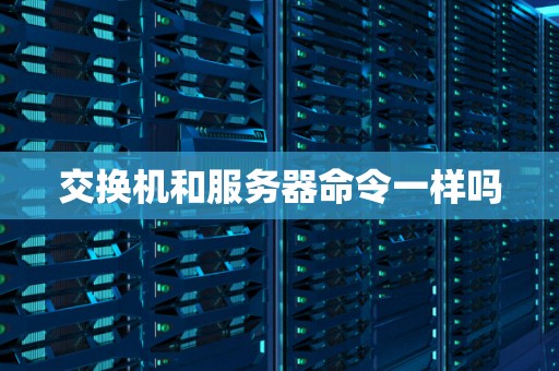 交换机和服务器命令一样吗  第1张