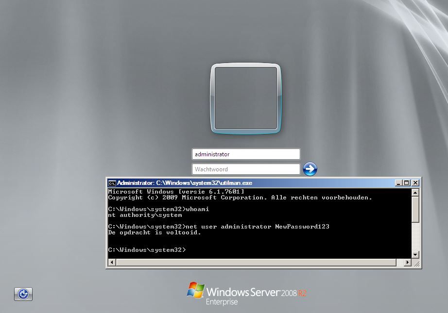 win2008r2绕过开机密码  第1张