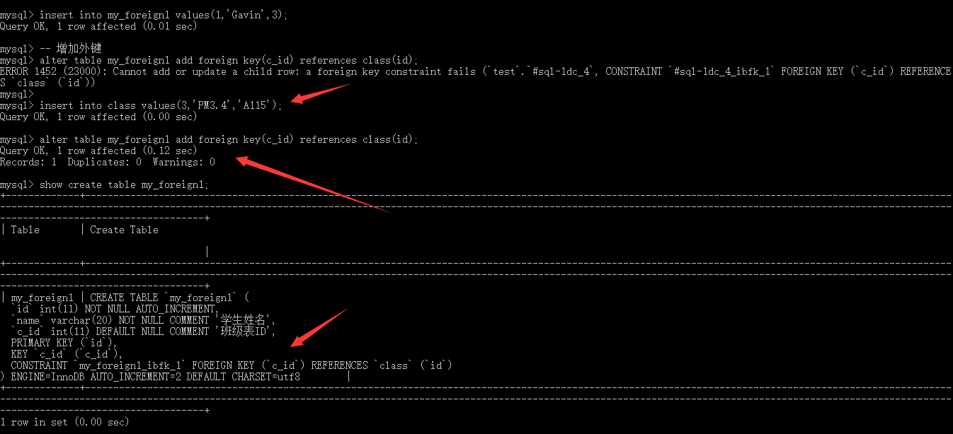 如何在MySQL数据库中添加外键并实现一键外呼验证？
