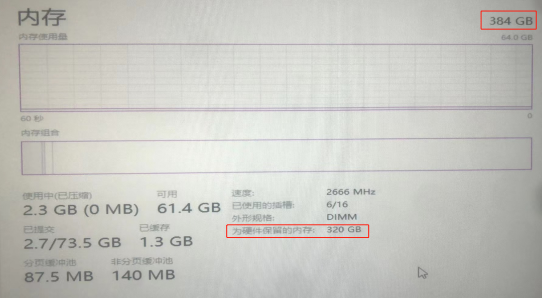 服务器只识别到56G内存  第1张