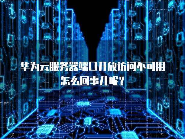 为什么服务器端口无法访问？如何解决这个问题？