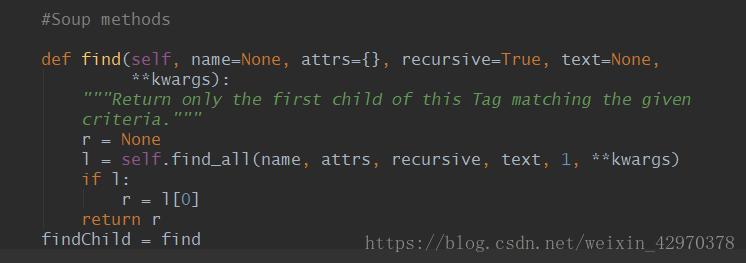 python中find_all