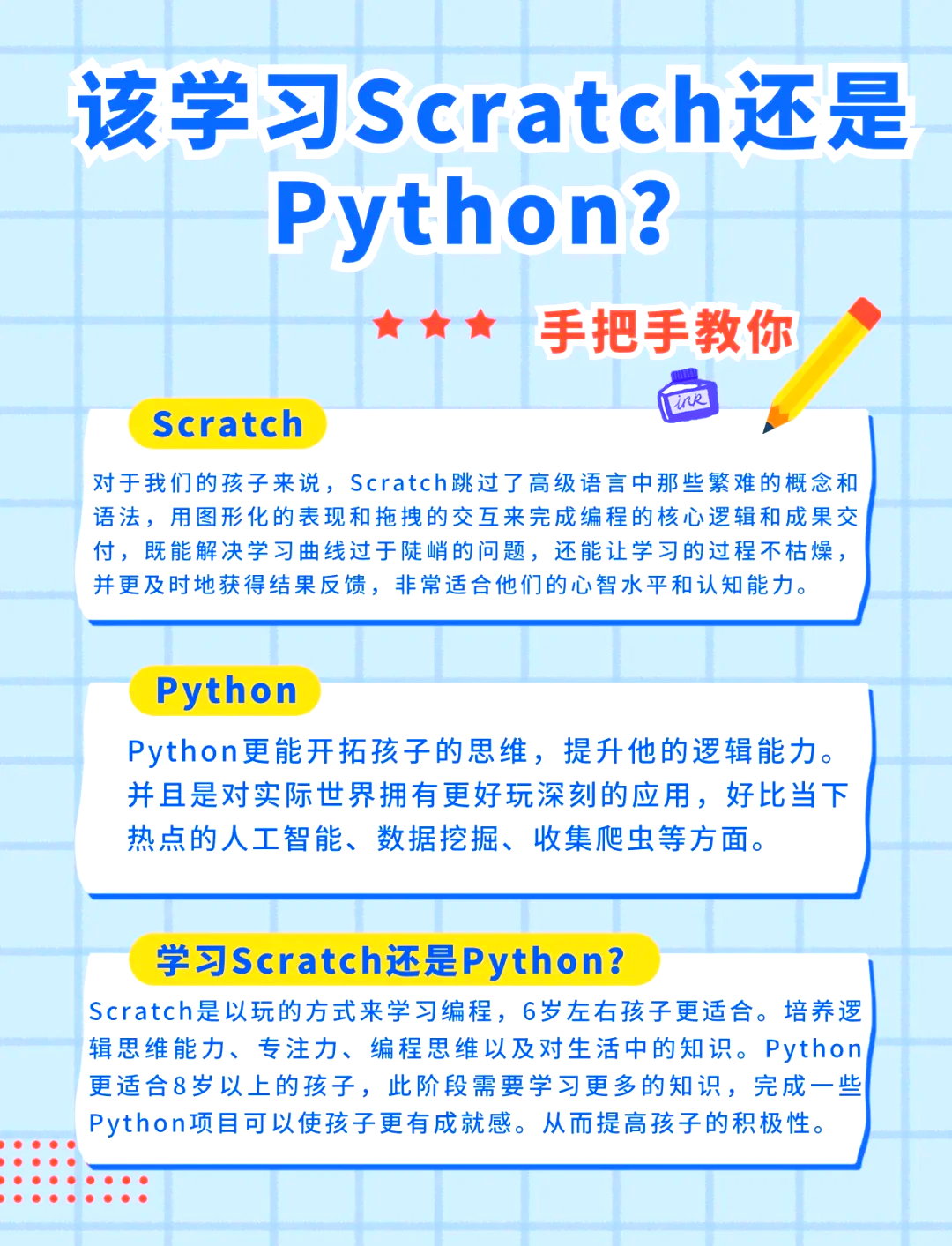 scratch和python区别在哪「scratch和python区别在哪?」  第1张