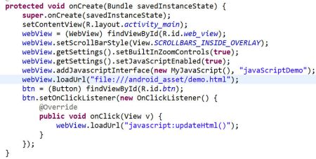 如何在Android的WebView中实现JavaScript调用Java类的方法？