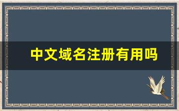 中文域名注册是否对个人开放使用？