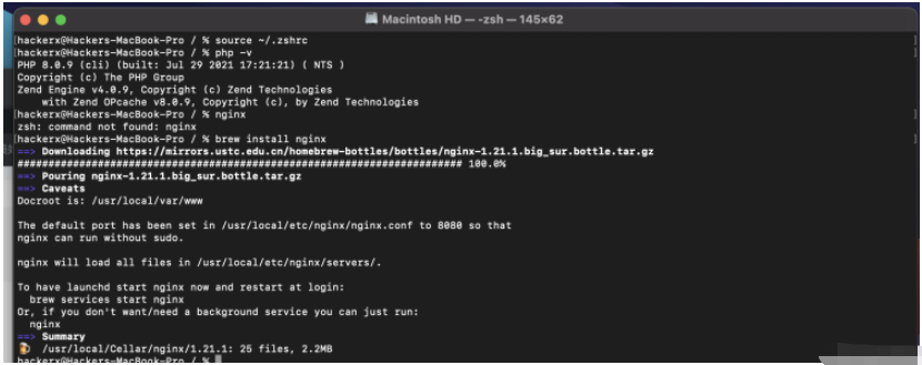 如何在Mac系统上成功安装Nginx？