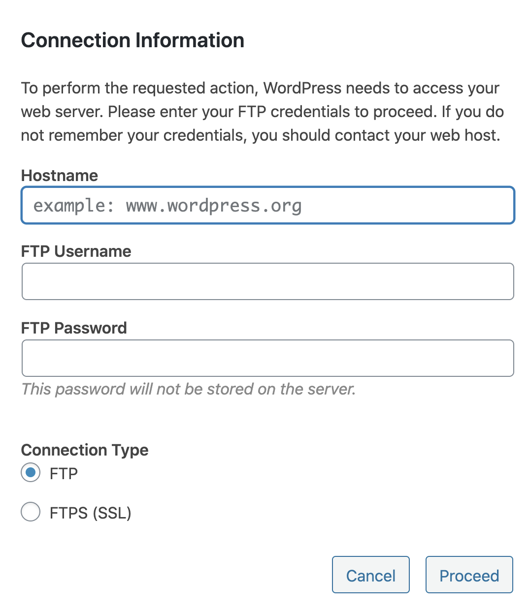 如何避免在操作WordPress时被要求输入FTP信息？  第1张