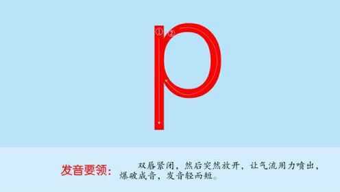 P怎么读？拼音字母P的正确发音是什么？