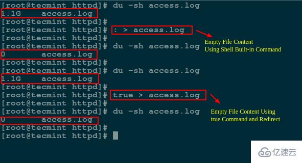 如何在Linux中使用命令清空脚本文件？