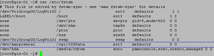如何在Linux系统中挂载阵列柜？
