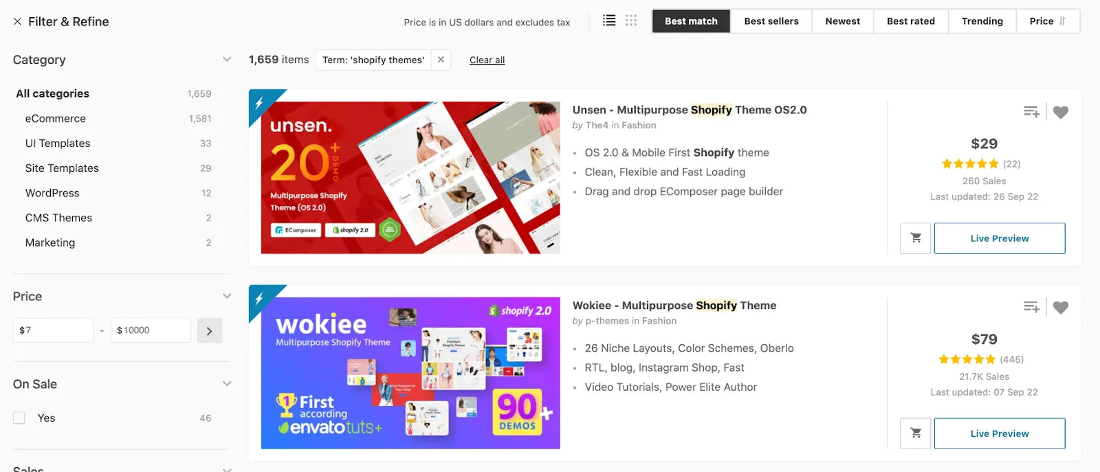 如何在ThemeForest找到性价比高的WooCommerce电商主题？