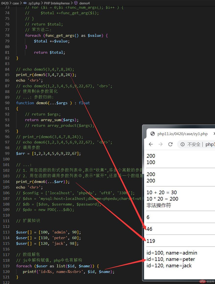 php如何自定义函数参数  第1张